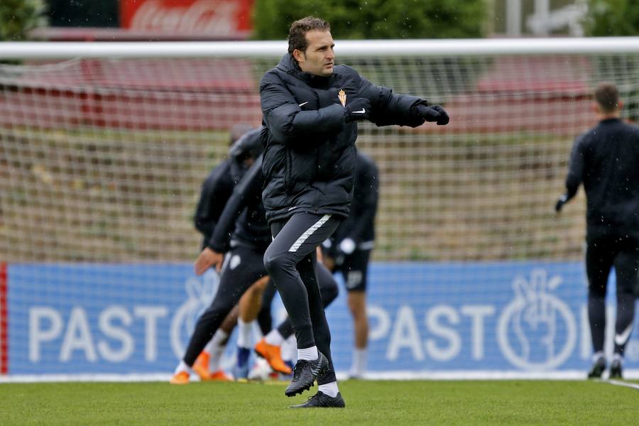 Fotos: Entrenamiento del Sporting (29-10-2018)