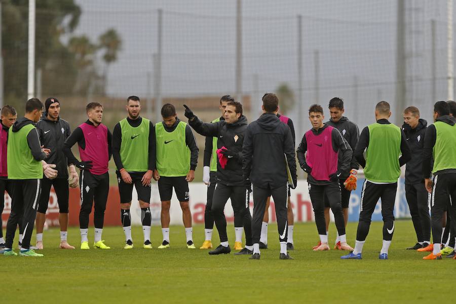 Fotos: Entrenamiento del Sporting (29-10-2018)