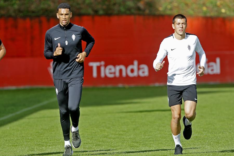 Fotos: Entrenamiento del Sporting en Mareo (30-10)