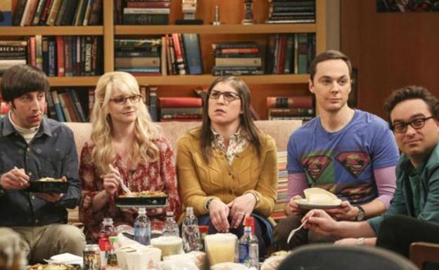 Escena de la serie Big Bang Theory. 