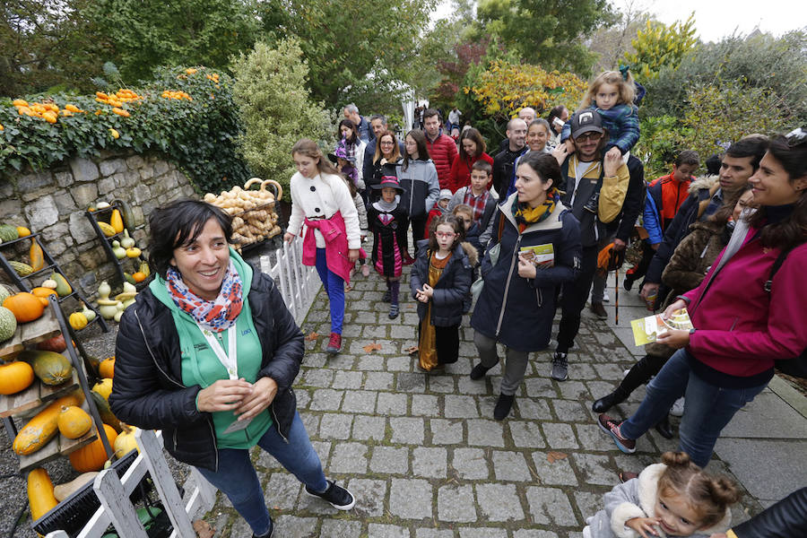 Por séptimo año consecutivo, el Jardín Botánico de Gijón ha acogido las jornadas dedicadas a las calabazas y a las tradiciones relacionadas con el Día de los Difuntos