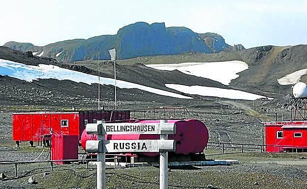 La estación en la que se produjo el incidente con vodka de por medio en la isla Rey Jorge