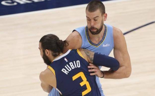 Marc Gasol convierte a los Grizzlies en líderes a cuenta de los Jazz de Rubio