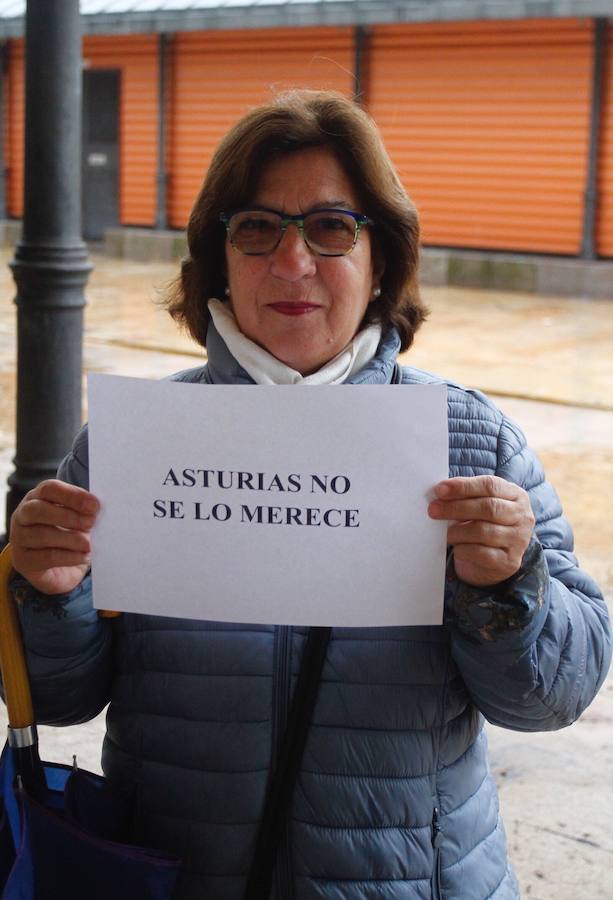 Isabel Escudero. «Todos los avilesinos estamos con los trabajadores de Alcoa en estos momentos»