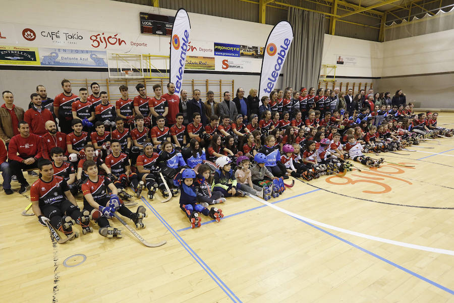 El club gijonés cuenta con el equipo femenino de OK liga como joya de la corona