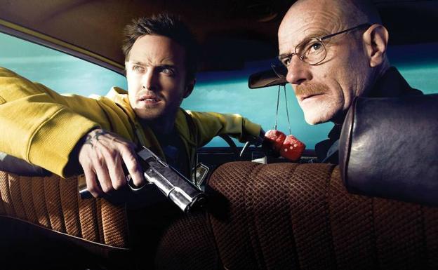 Aaron Paul y Bryan Cranston, en una escena de 'Breaking Bad'.