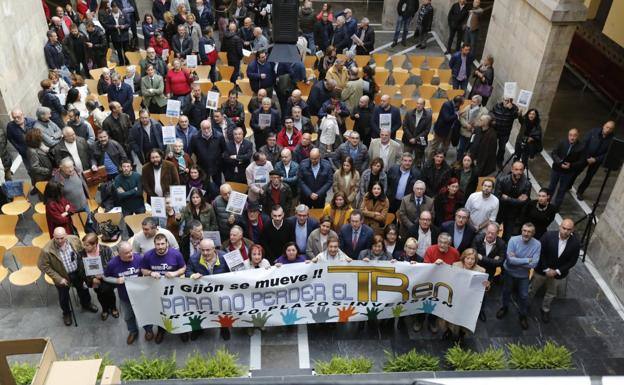 Acto de la plataforma en el Antiguo Instituto el 1 de octubre 