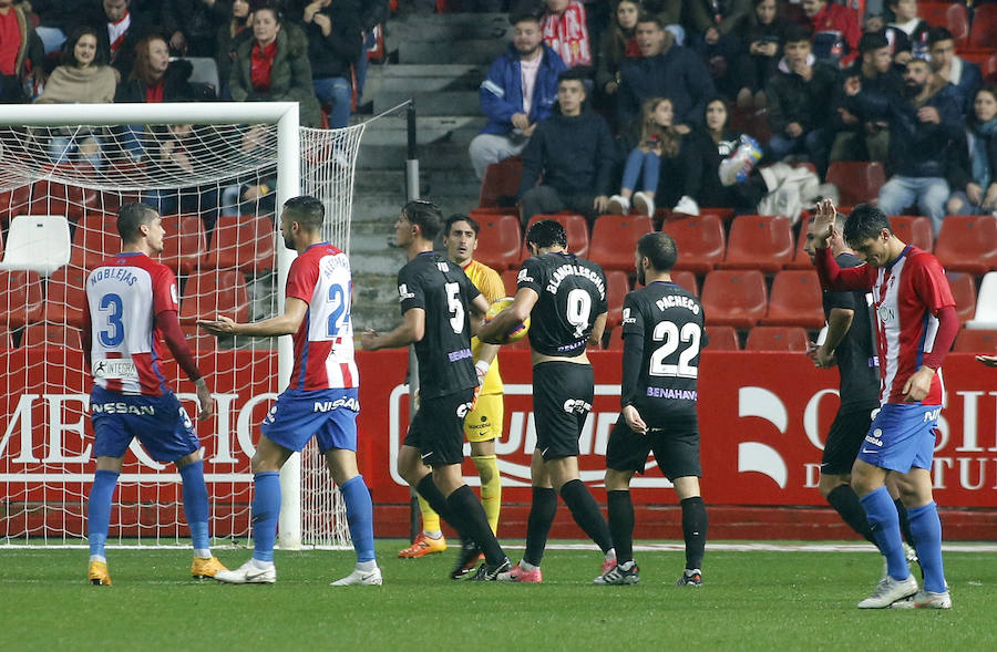 Fotos: Sporting 2-2 Málaga, en imágenes