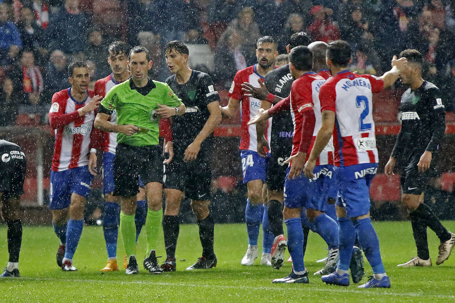 Fotos: Sporting 2-2 Málaga, en imágenes