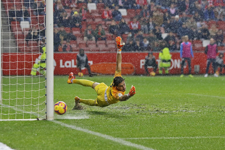 Fotos: Sporting 2-2 Málaga, en imágenes