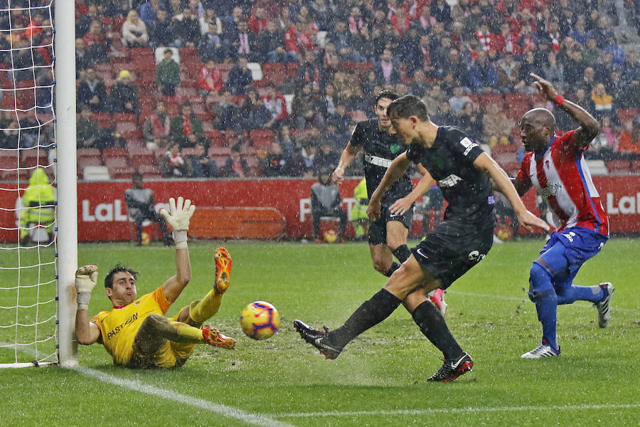 Fotos: Sporting 2-2 Málaga, en imágenes