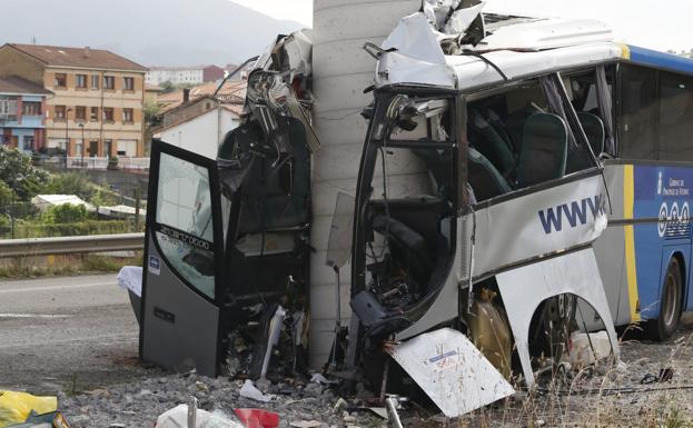 Un ataque epiléptico del conductor, posible causa del accidente de Avilés