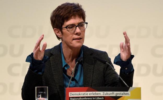 Kramp-Karrenbauer, en una imagen de archivo.