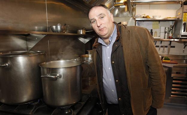 José Andrés, cocinero mierense. 