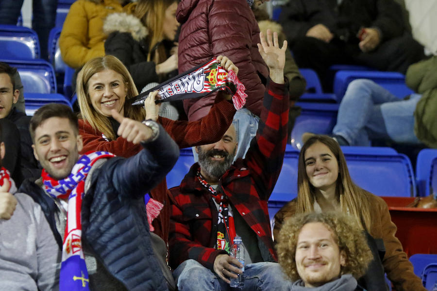 La afición rojiblanca llenó de alegría el campo del Eibar durante el encuentro de Copa del Rey