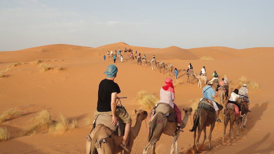 En la frontera entre Marruecos y Argelia.