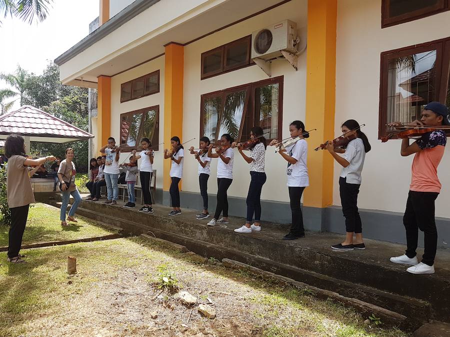 Una 'masterclass' en Indonesia.