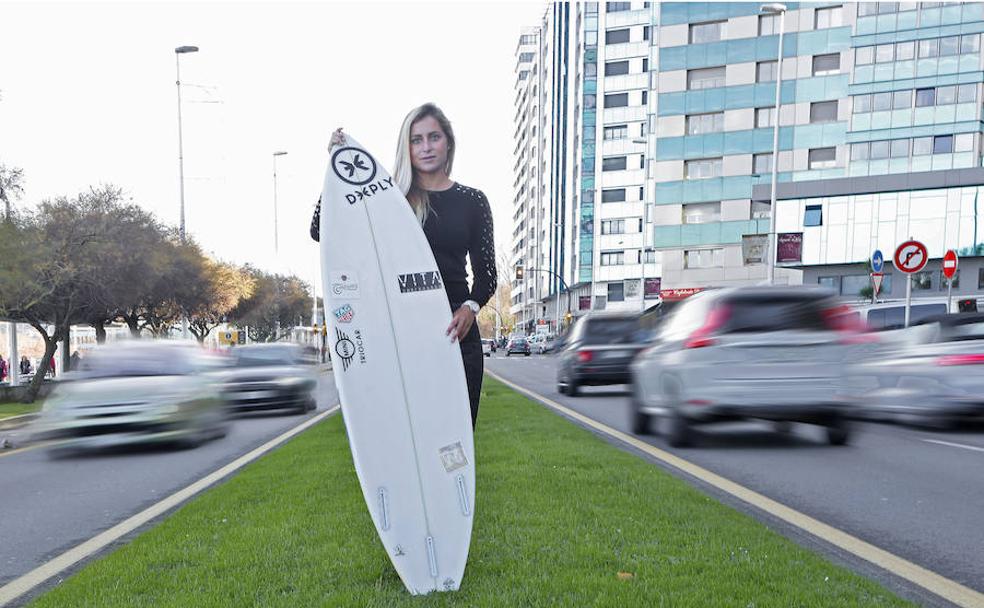 Lucía Martiño, en Gijón.