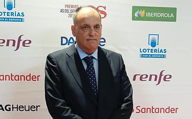 Javier Tebas, presidente de LaLiga. 