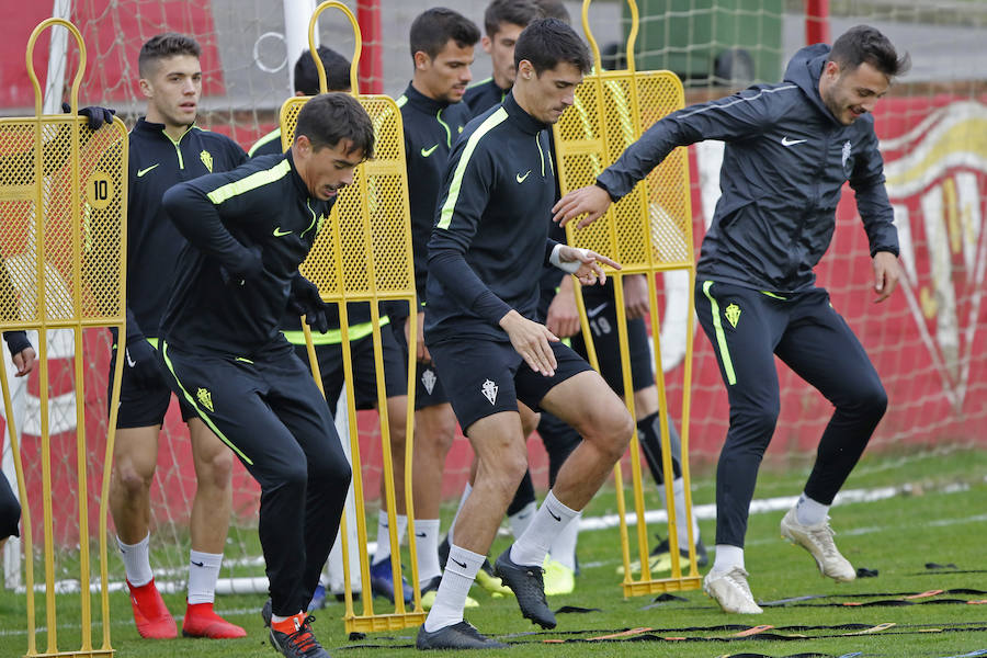 Fotos: Entrenamiento del Sporting (14-12-2018)