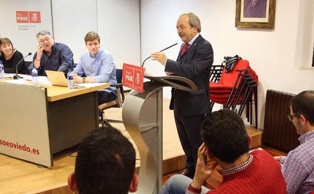 Wenceslao López, en su intervención en la AMSO. 