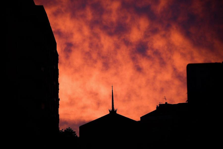 Amanecer en Oviedo