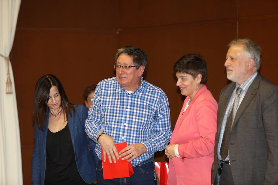 El enfermero Luis Ramón López Fernández fue otro de los homenajeados esta mañana. 