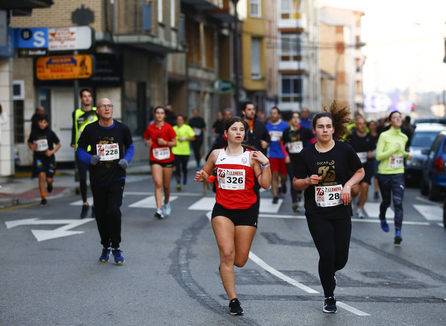 Llanera también se sumó a la tradicional carrera de Sal Silvestre con un recorrido desde Lugo de Llanera hasta Posada de Llanera 