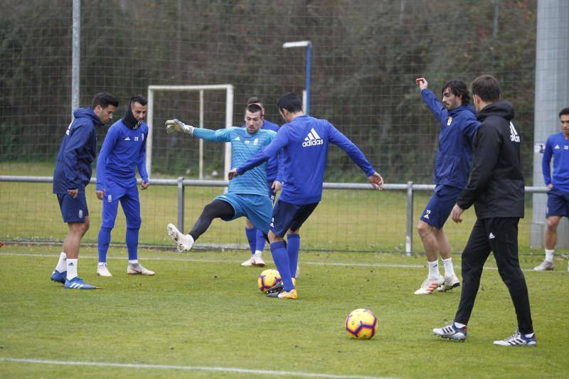 Fotos: Entrenamiento Real Oviedo (02/01/2018)