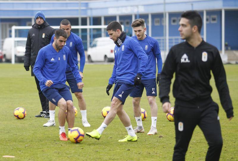 Fotos: Entrenamiento Real Oviedo (02/01/2018)