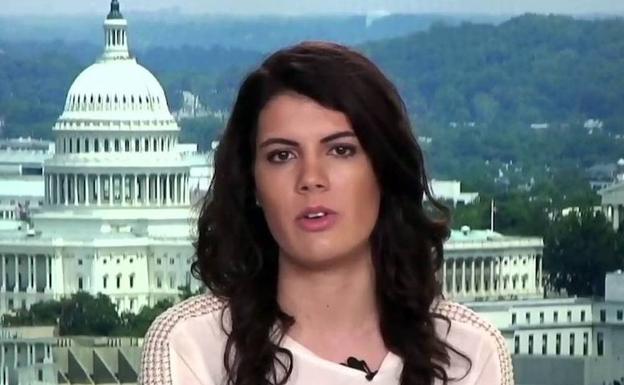 Bre Payton, en una de sus comparecencias televisivas como comentarista. 