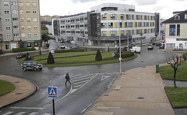 Barrio de La Tenderina, en Oviedo.