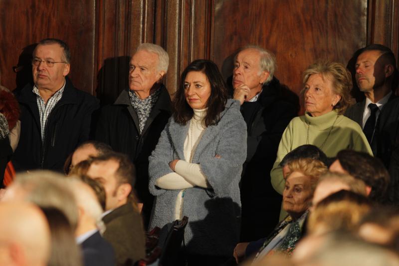 El presidente del PP acude al Hotel de la Reconquista en el que ha tenido lugar el acto oficial de presentación de Teresa Mallada como candidata a la Presidencia del Principado y de Alfredo Canteli como candidato al Ayuntamiento de la capital asturiana