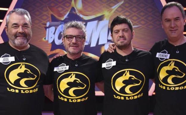 Los cuatro integrantes del equipo 'Los Lobos' del programa '¡Boom!'