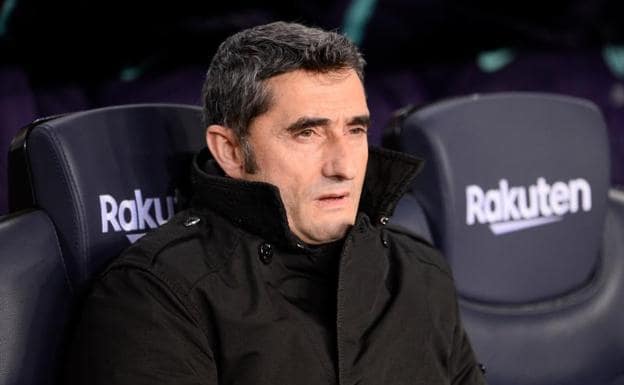 El entrenador del Barça, Ernesto Valverde. 