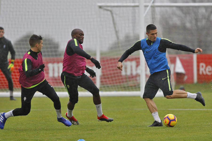 Fotos: Entrenamiento del Sporting (23-01-2019)