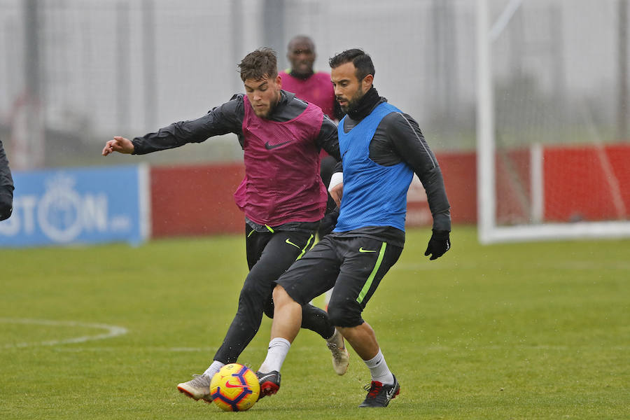 Fotos: Entrenamiento del Sporting (23-01-2019)