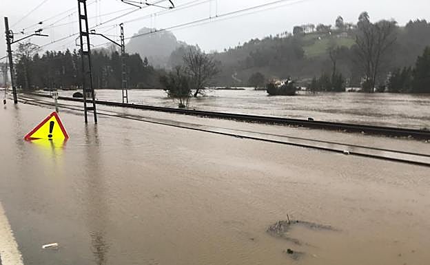 Llovio tras el paso del temporal.