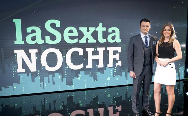 Presentadores de 'La Sexta Noche'. 