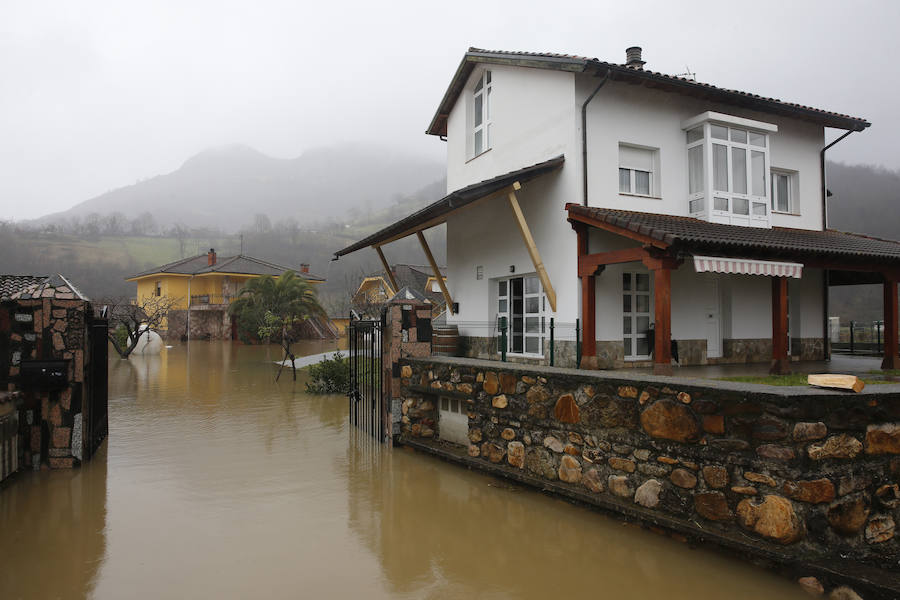 La crecida del río paralizó la central térmica de Lada y mantiene a una gran preocupación entre los vecinos de las Cuencas.