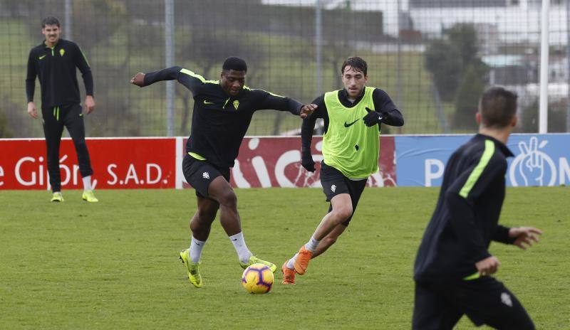 Fotos: Entrenamiento del Sporting (28/01/19)