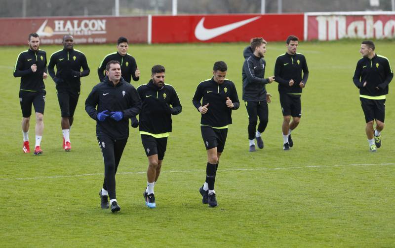 Fotos: Entrenamiento del Sporting (28/01/19)