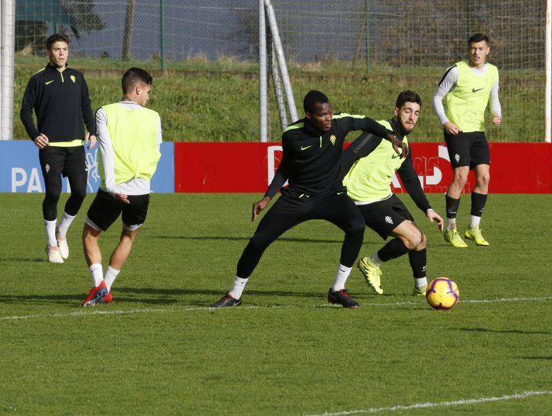 Fotos: Entrenamiento del Sporting (28/01/19)