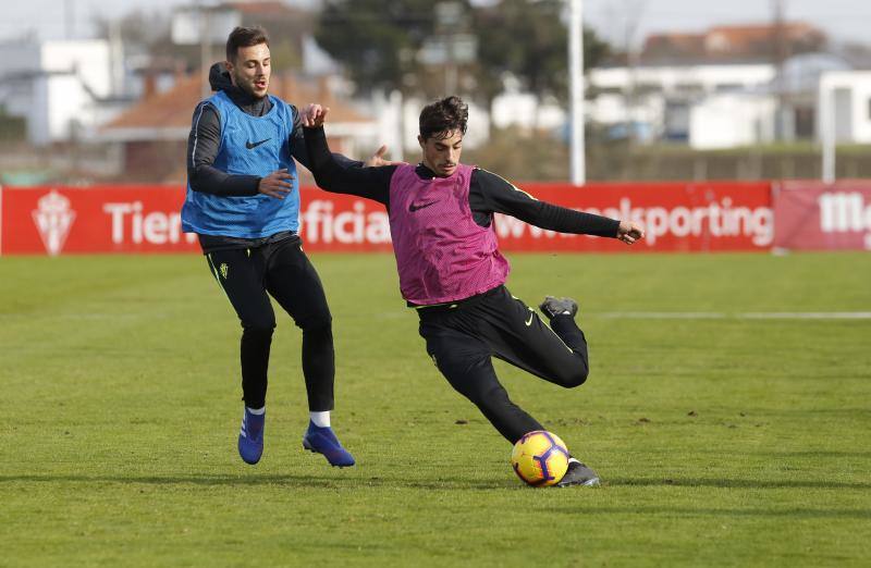 Fotos: Entrenamiento del Sporting (30/01/2019)