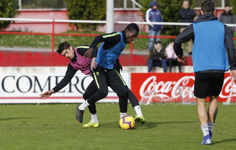 Fotos: Entrenamiento del Sporting (30/01/2019)