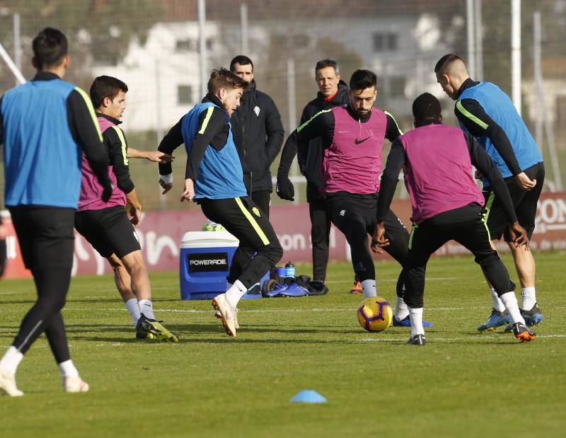 Fotos: Entrenamiento del Sporting (30/01/2019)