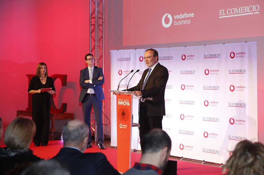 Lo galardones impulsados por EL COMERCIO de la mano de Vodafone, premiaron en Gijón las mejores prácticas renovadoras y de futuro en el tejido empresarial asturiano.