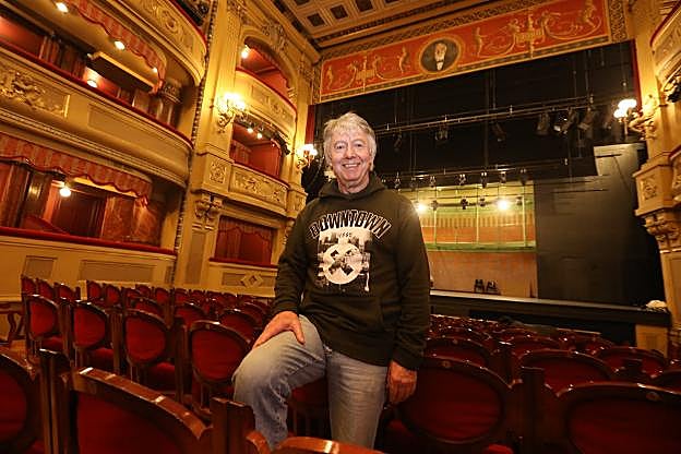 Barry Palmer, ayer en el Palacio Valdés. 