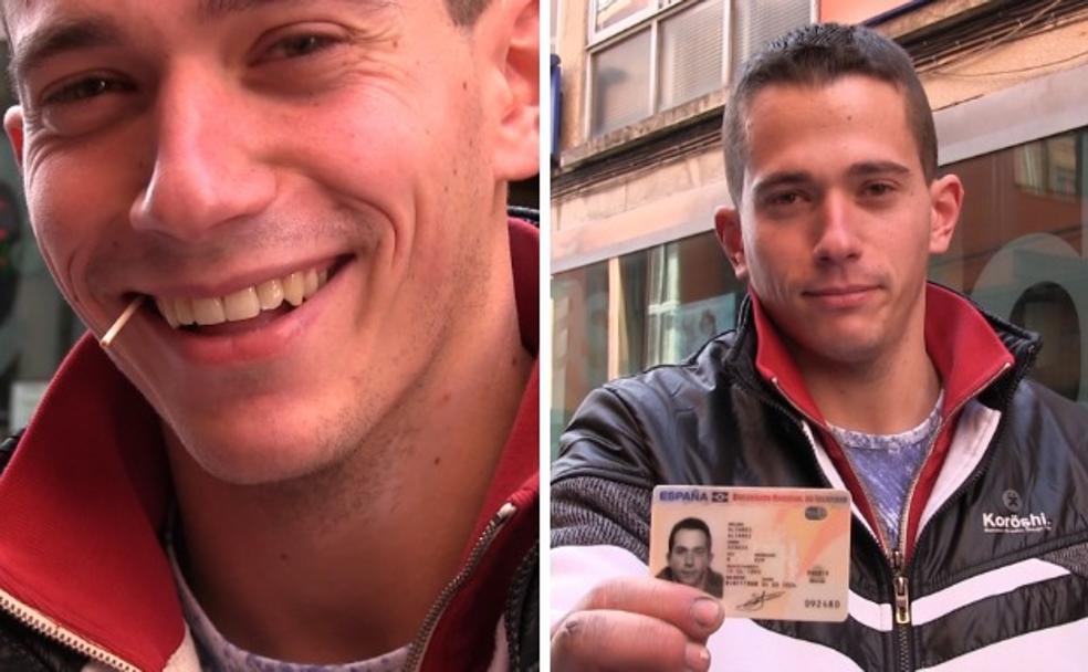 El nuevo DNI de Sergio Álvarez, ya sin pallillo.