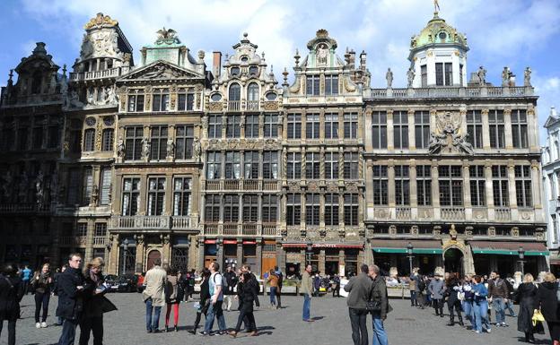 Grand Place, centro neurálgico de Bruselas (Bélgica).